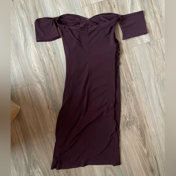 Maroon Mini Dress - Picture 2 of 3